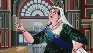 Draw Queen Victoria a new dress